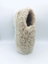 Pantoufles Natural « Siberian » effet mouton, 100% laine mérinos