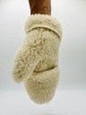 Moufles effet mouton - « Mittens hooded » 100% laine mérinos