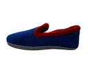 Pantoufle Bleu profond / Orange