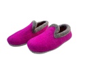 Pantoufle Fushia / Taupe