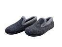 Pantoufle Gris anthracite / Gris moyen