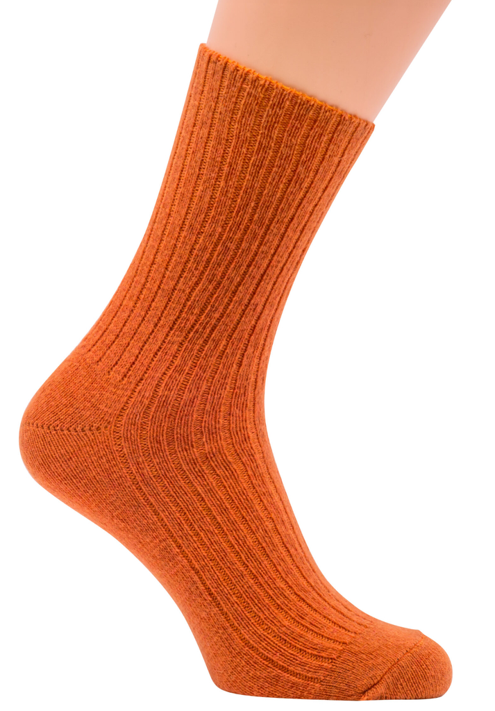 Chaussettes orange 